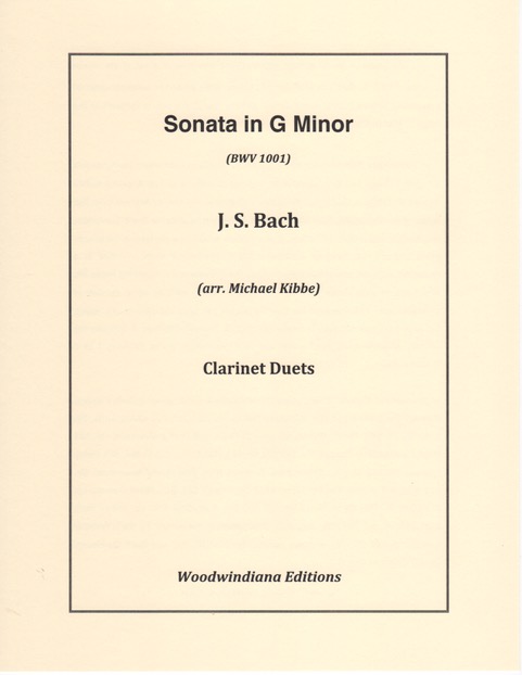 J. S. Bach Sonata in G Minor